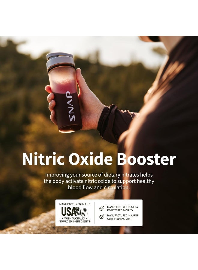 SNAP SUPPLEMENTS - Organic Nitric Oxide Booster Beet Root Powder | Supports Blood Pressure, Heart Health, Natural Energy | Circulation Superfood (Single Serve Packs) - Image 4