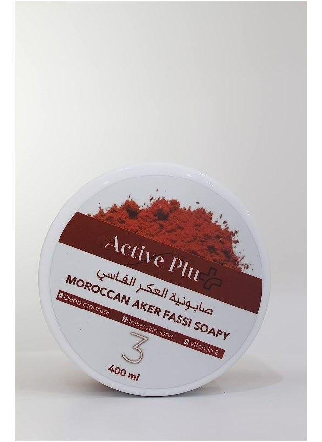 ACTIVEPLUS - ACTIVE PLUS MOROCCAN AKER FASSI SOAPY 400ML - Image 1