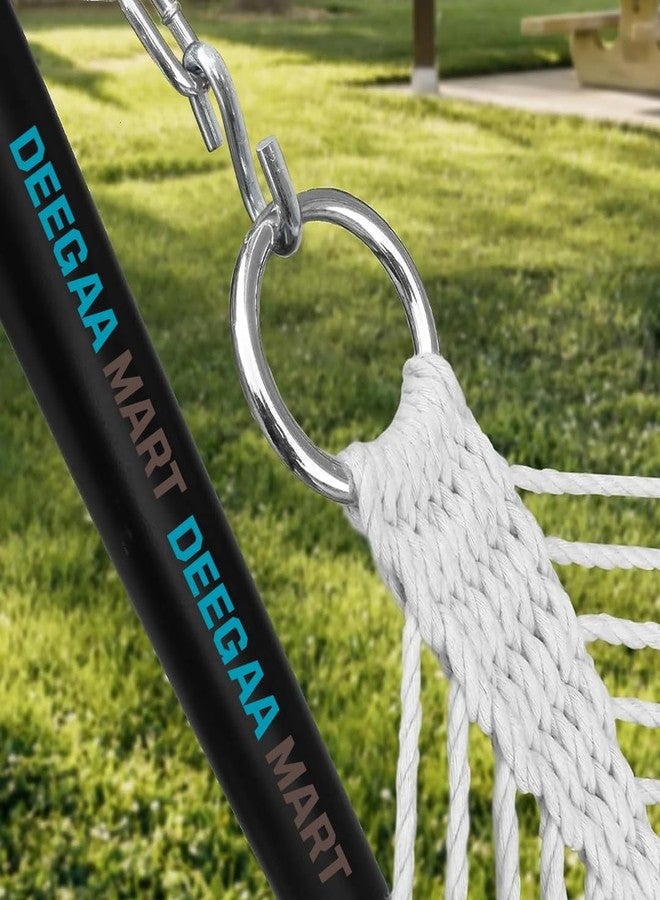 DEEGAA MART Heavy Duty Hanging S Hook Pack of 4 (6 MM) S Shaped Hooks for Hanging Porch,Boxing Bag, Swing Hammock Chair, Porch Silver. - Image 5