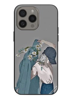 Protective Case Cover For Apple iPhone 15 Pro Max Cap Girl Wearing Coat Art