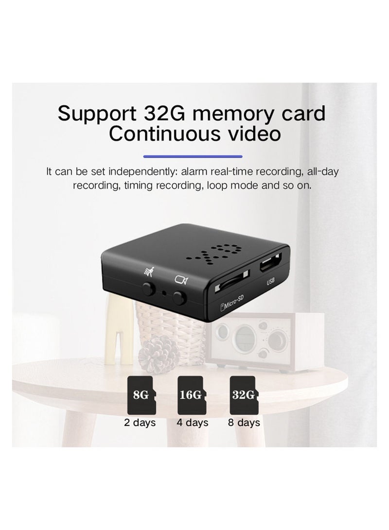 AROAQ كاميرا مراقبة فيديو لاسلكية صغيرة واي فاي للرؤية الليلية كاميرا الأمن كاميرا فيديو HD مسجل - Image 5