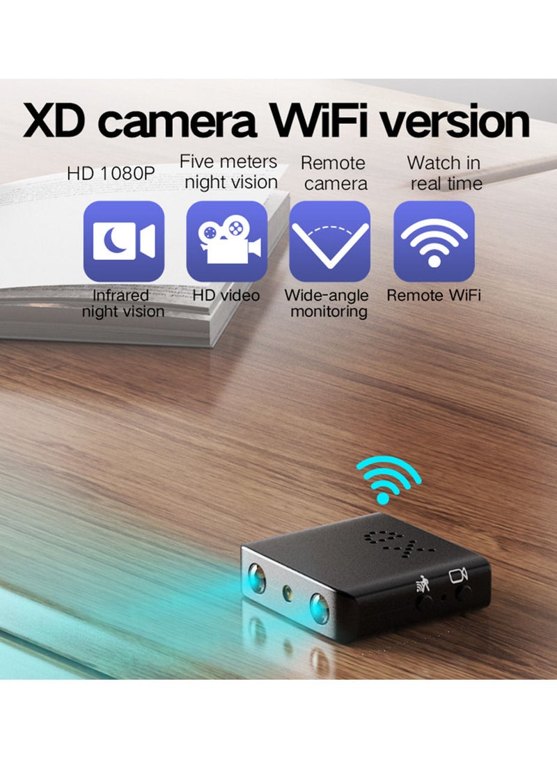 AROAQ كاميرا مراقبة فيديو لاسلكية صغيرة واي فاي للرؤية الليلية كاميرا الأمن كاميرا فيديو HD مسجل - Image 3