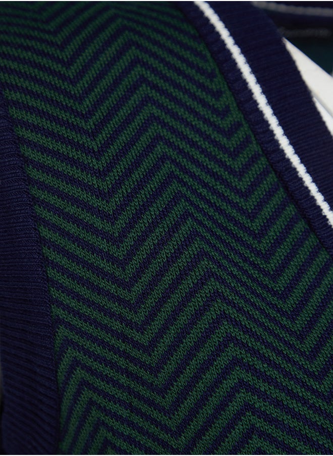 Dark Navy V Neck Geometric Patterned Knitwear Sweater TWOAW22BZ0051 - pzsku/ZB38194D414754A2095A5Z/45/_/1730940942/f2bfdb0e-9f57-47aa-a906-d9204ebe2e05