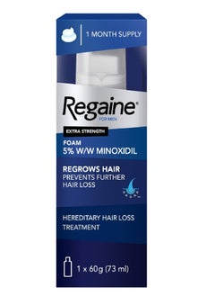Regaine For Men Extra Strength Scalp Foam 5% 73ml 
