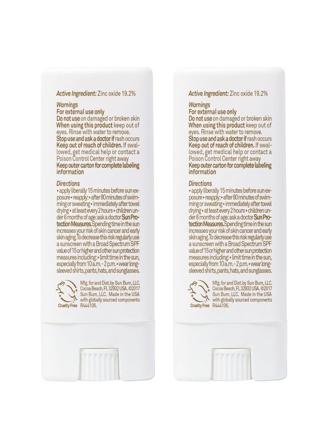 Sun Bum Mineral Spf 50 Sunscreen Face Stick Vegan and Hawaii 104 Act Compliant (Octinoxate & Oxybenzone Free) Broad Spectrum Natural Sunscreen With UVA/UVB Protection 2 Pack - Image 4