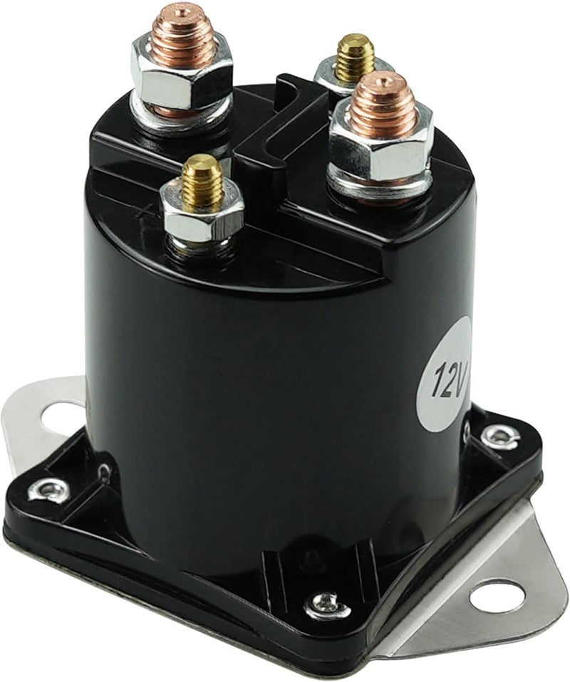 gradora Club Car 12V Gas Golf Cart Solenoid Replacement for 1984-Up Club Car DS & Precedent Gas Golf Cart 1013609 435-154 - Image 1