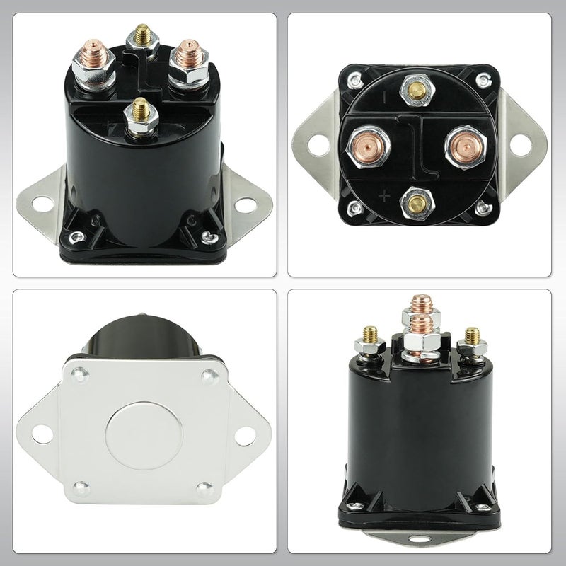 gradora Club Car 12V Gas Golf Cart Solenoid Replacement for 1984-Up Club Car DS & Precedent Gas Golf Cart 1013609 435-154 - Image 5