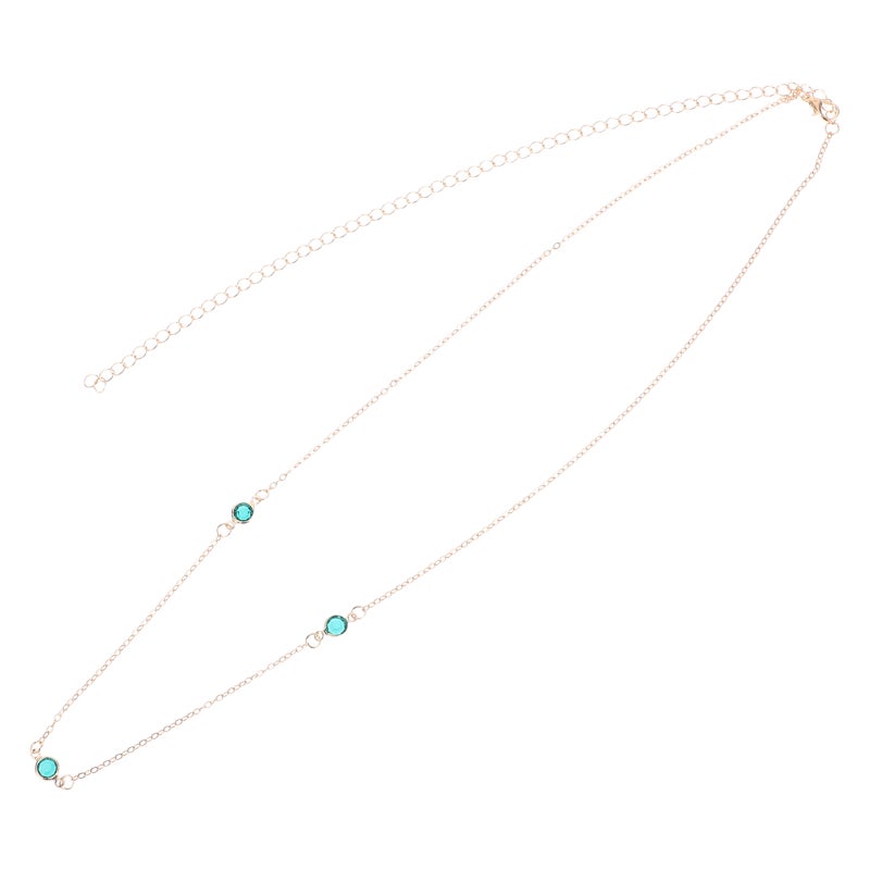 Fashion Rhinestone Body Chain: Body Jewelry For Women - Waist Chain Belt Lightweight Beach Accessory For Outfits And Vacations - Image 1