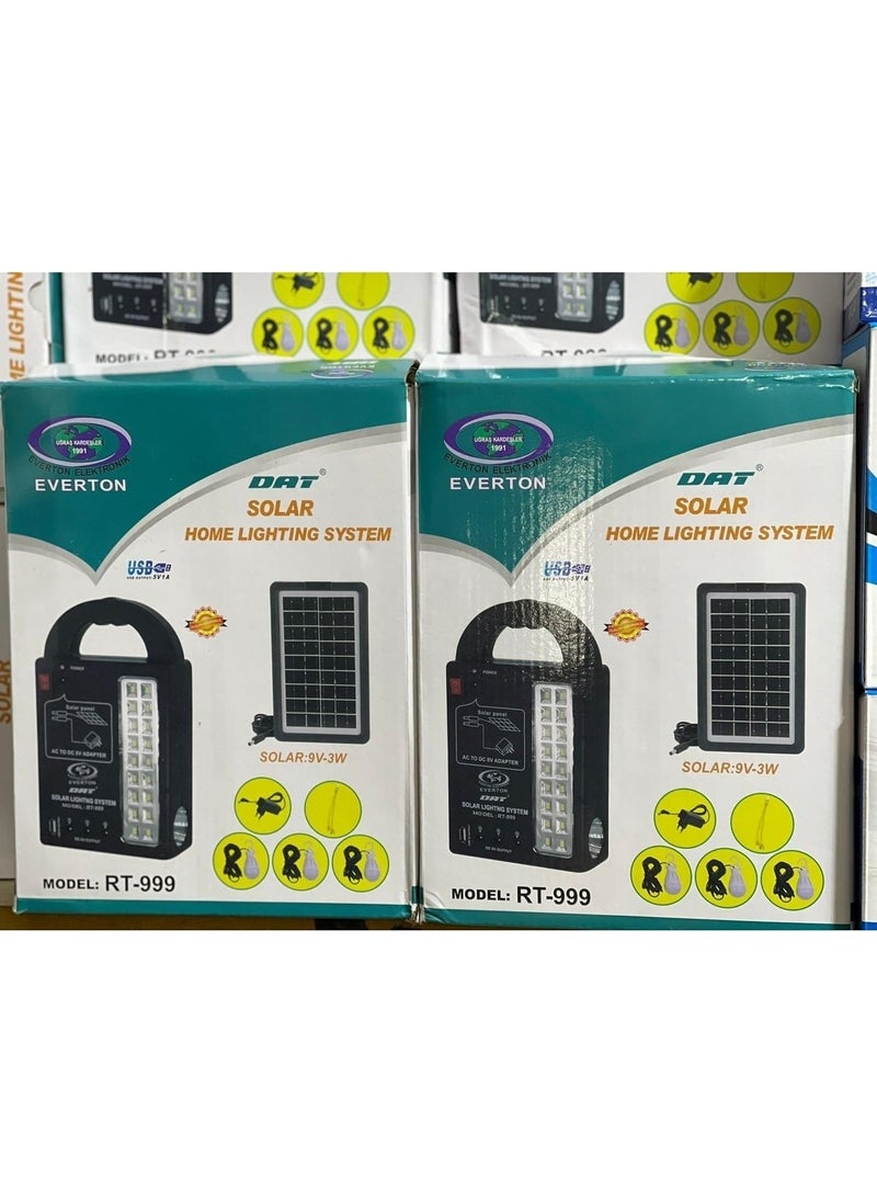 Tekno Trust - 351-400 Everton AT-999 Solar Solar Energy Lighting System Dat (With Radio Feature) 2 Years 12 - Image 1