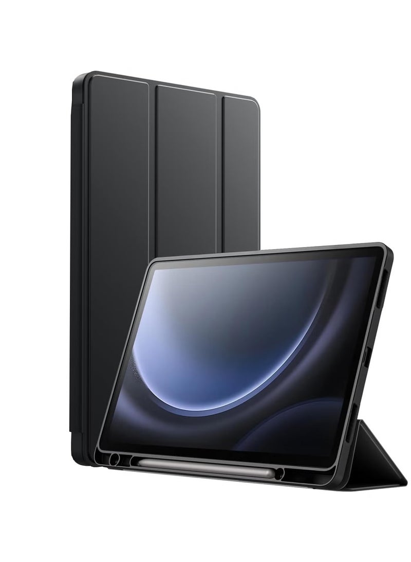 Smart Case For Honor Pad X9a/X9 Pro Tablet 11.5 Inch Tablet  Cover with Pencil Holder, Soft TPU Smart Stand Back Cover Auto Wake/Sleep (Black)