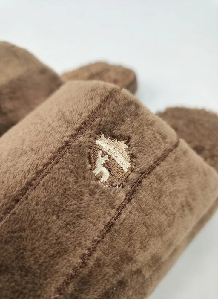 Viny Brown Viny Men's Home Slippers | Comfortable Slip-On Indoor House Shoes | Non-Slip Sole for Everyday Wear for Men | Best Price UAE