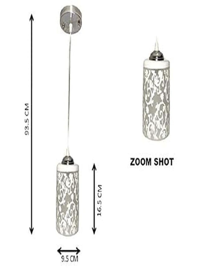 MFN E27 Single Head Vintage Hanging Pendant Ceiling Light Lamp (White) - Pack of 2 - Image 2