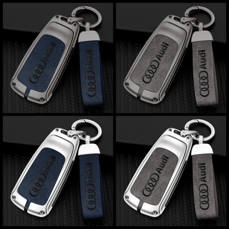 Suitable For 2023 Audi A4L Key Case A6L Men'S Q5L A3 Women'S Q2L Car Key Case Buckle Bag - Image 5