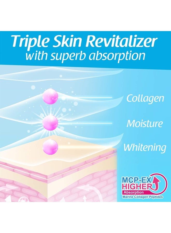 Afc Japan Collagen Beauty MCP-EX with Marine Collagen Peptide, 1.5X Better Absorption Than Other Collagen, for Anti-Aging, Skin, Hair, Nails, Bone and Joints, for Women & Men, 90 Days Supply - Image 5