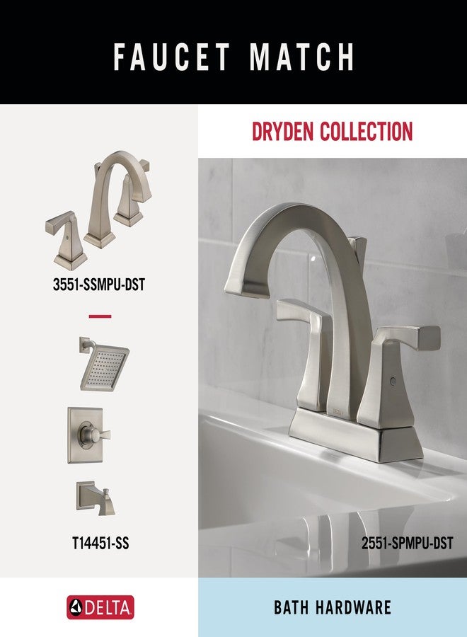 DELTA FAUCET 75118-SS Dryden Wall Mounted 18 in. Towel Bar in Brilliance Stainless Steel - Image 4