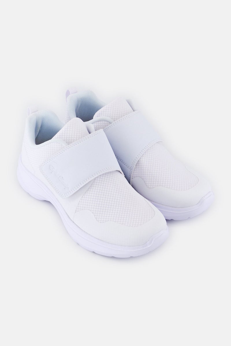 English Laundry Kids Girl Velcro Closure Shoes, White - Image 2