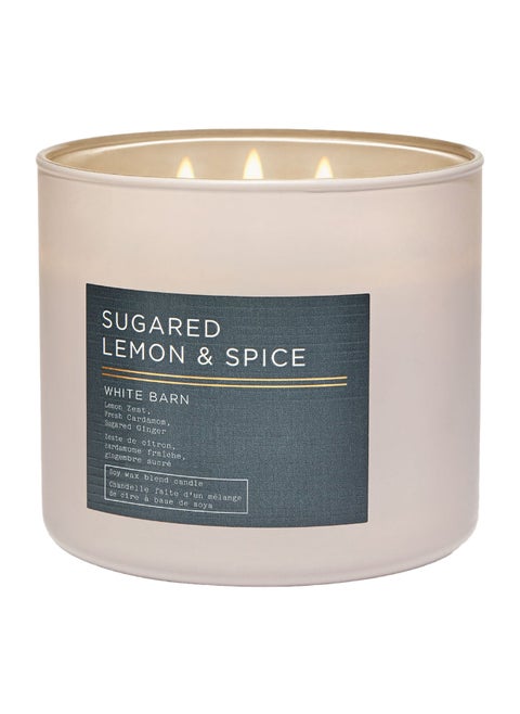 Sugared Lemon & Spice 3-Wick Candle