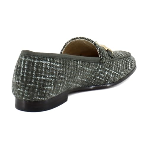 Sam Edelman Women's Loraine Loafer Olive Boucle Multi 6 Medium - Image 5