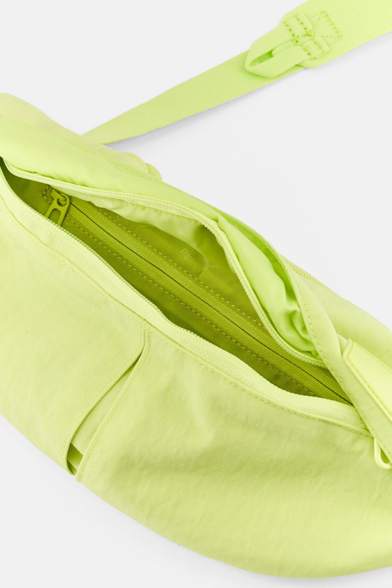 PUMA Men Brand Logo Fanny Pack, Lime Green - Image 2