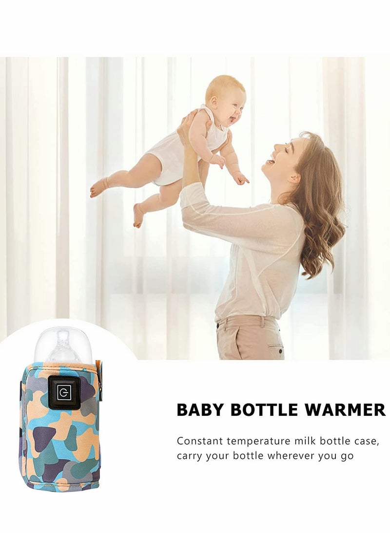 KASTWAVE Baby Bottle Warmer Insulation Cover, Portable USB Baby Bottle Insulator - Image 2
