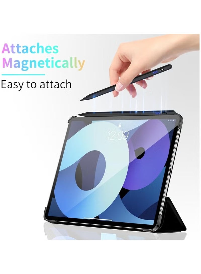 DUSALA Case for iPad (A16) 11th 11 inch 2025 Gen iPad 11 Case/Case for iPad 10th Generation 10.9 Inch 2022 Built-in Pencil Holder Flexible Back Cover,Trifold Stand, Auto Sleep Wake Rebound Series for iPad 2022 Model A2696 A2757 A2777 10th Gen 10.9 Inch/iPad 11th Gen 11" 2025 A3354, A3355, A3356 Blue - Image 4