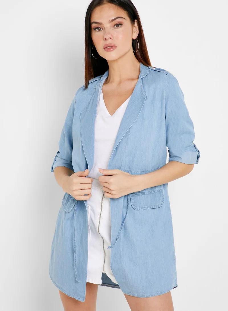 Ginger Lightweight Drawstring Tencel Jacket