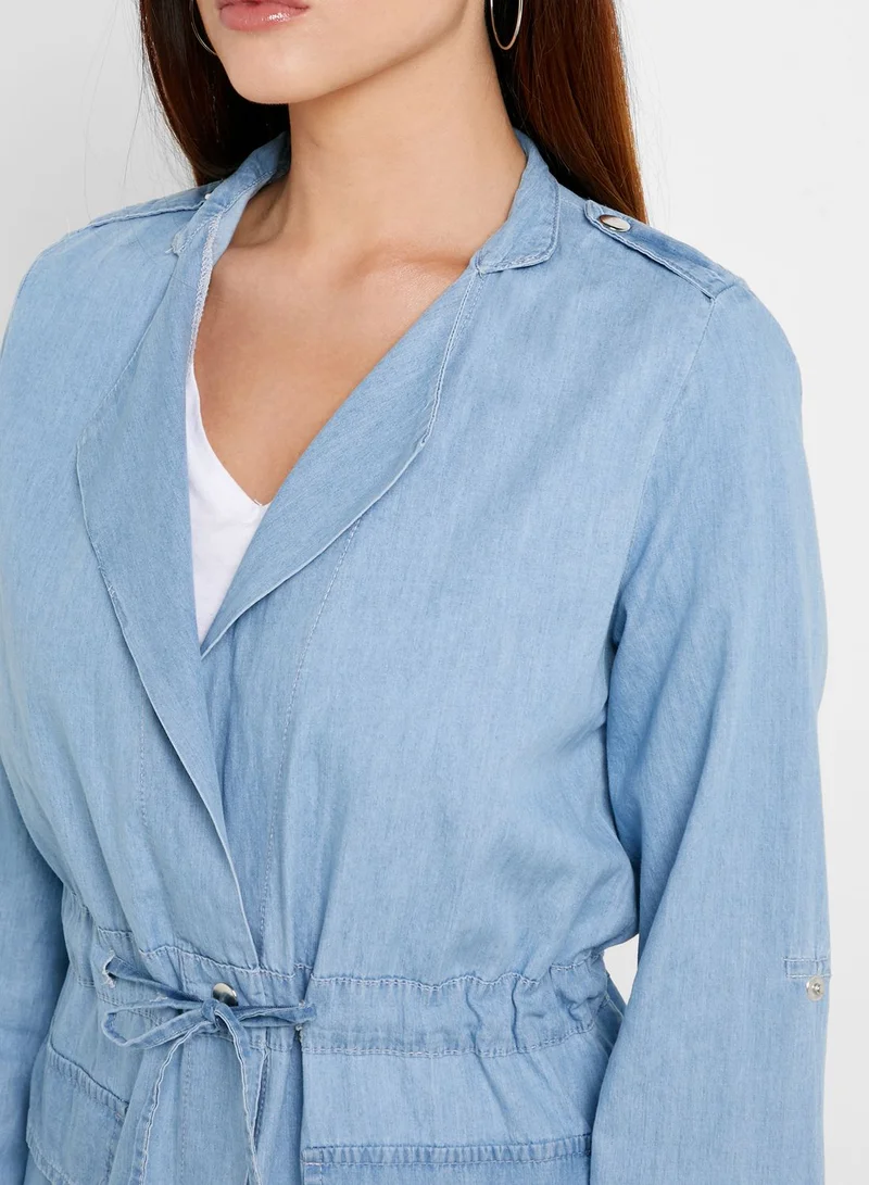 Ginger Lightweight Drawstring Tencel Jacket