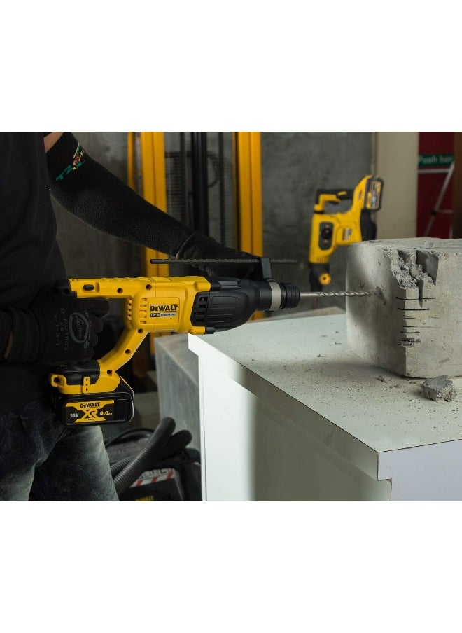 DEWALT - Dewalt Dch133M1 18V Li-Ion 26Mm Sds-Plus 3-Mode 2Kg Cordless Hammer With Brushless Motor And 1X4.0Ah Battery - Image 1
