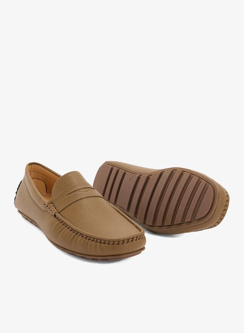 Robert Wood  Casual Pebbled Driving Loafers for Men | Best Price UAE