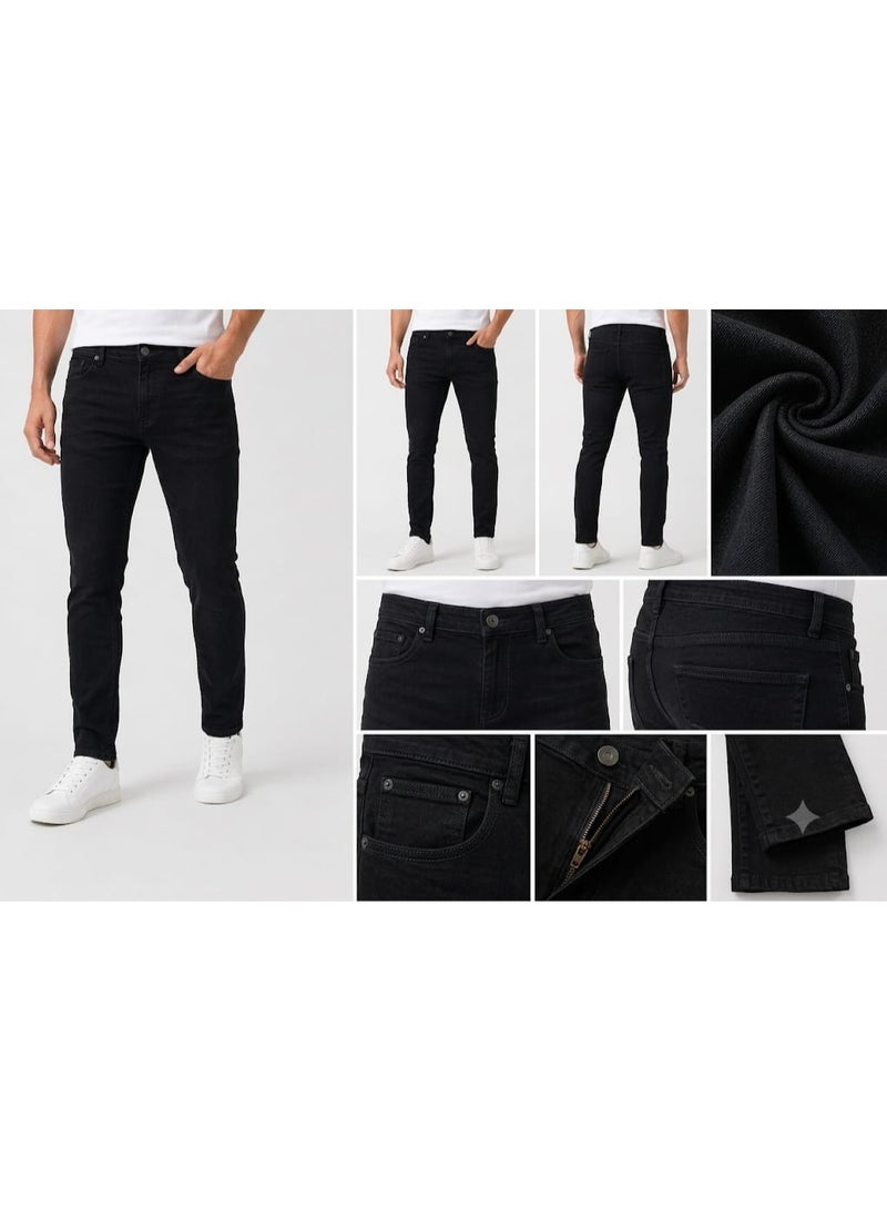 Premium Quality Men's Slim Fit Stretch Denim Jeans | Soft, Comfortable & Durable - Image 1