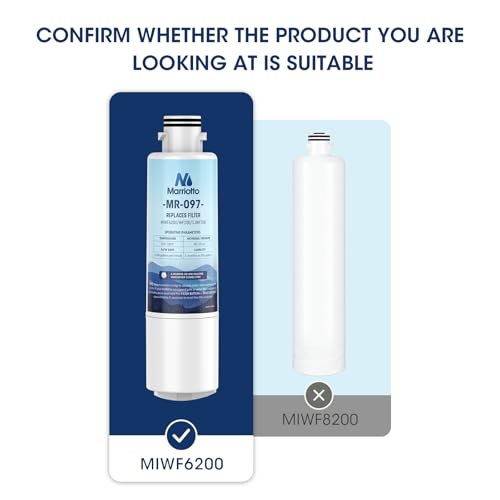 MARRIOTTO MIWF6200 Water Filter Replacement for Midea MIWF6200, MRS26D5AST, MRS26D7AST, MRQ22D7AST, MF-2008-R2, NS-WF26SS0-1, Zline MIWFT2100, RFM-W-36, WF200, SJWF200, SJG2254FS, NSF42, (1 Pack) - Image 3