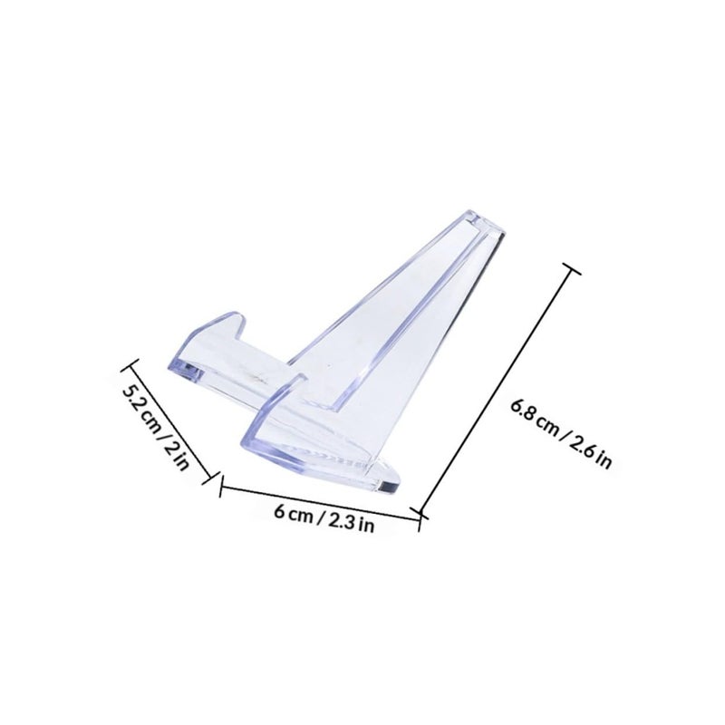 Acrylic Card Display Stands 6.8cm Mini Easel Holders 24pcs for Trading Cards Desktop - Image 3