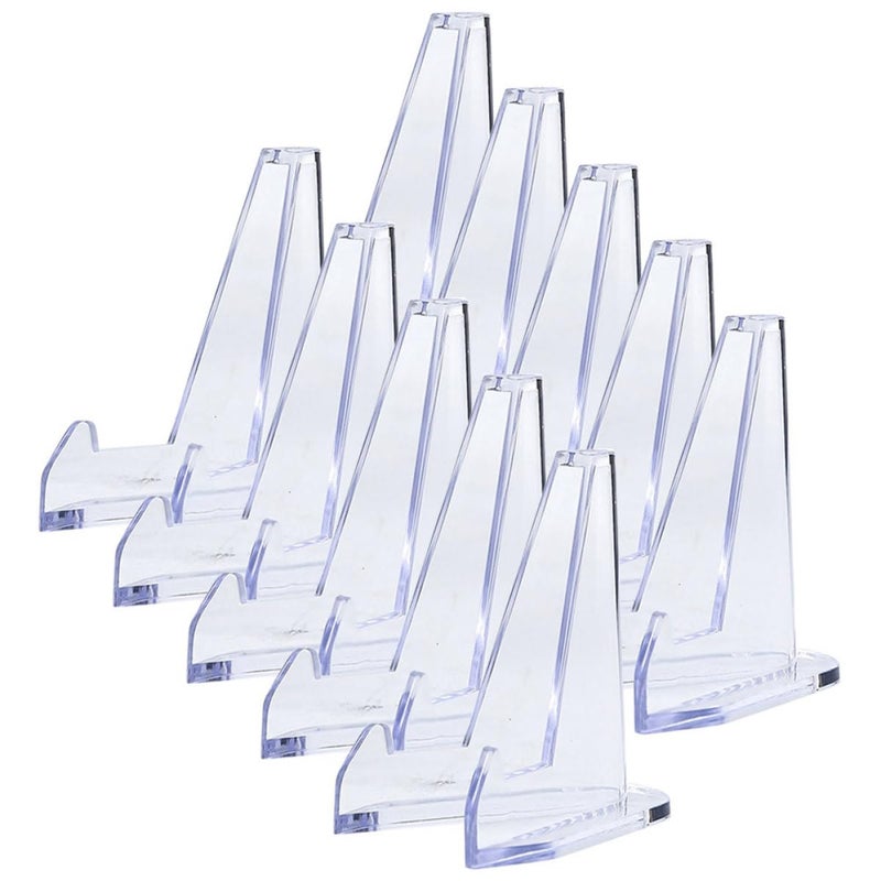 Acrylic Card Display Stands 6.8cm Mini Easel Holders 24pcs for Trading Cards Desktop - Image 2