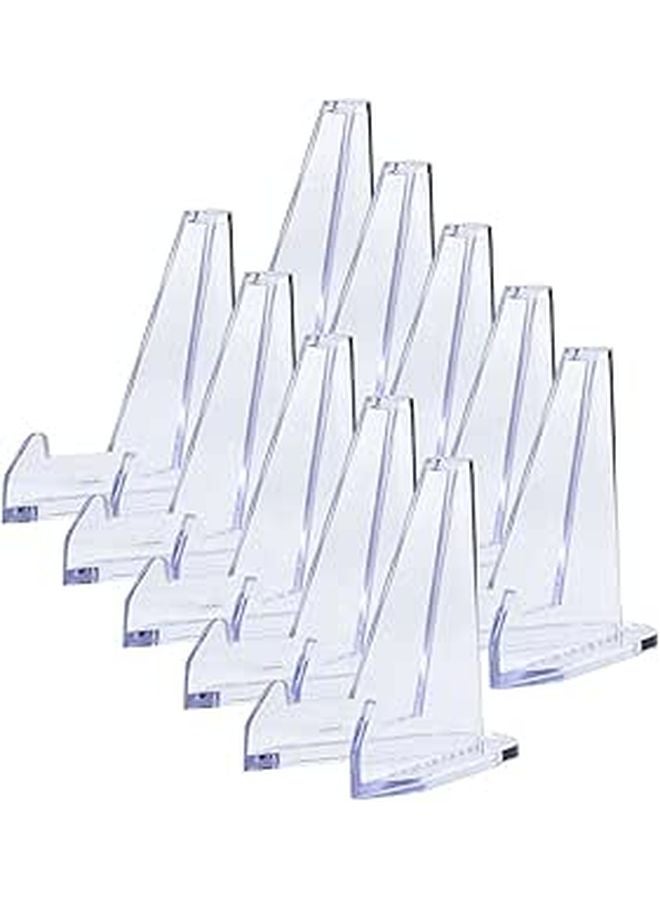 Acrylic Card Display Stands 6.8cm Mini Easel Holders 24pcs for Trading Cards Desktop - Image 1