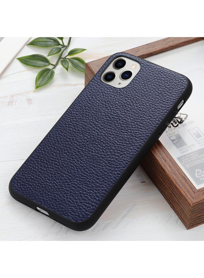 The Bros Phone Case For iPhone 12 mini Litchi Texture Genuine Leather Folding Protective Phone Case  - Image 1