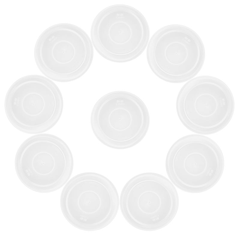 20 pcs Saucers For Plant Pots Clear Plant Saucers Plant Tray Flower Pot Saucers Ideal For Plant Trays Planter Plates To Catch Water - Image 3