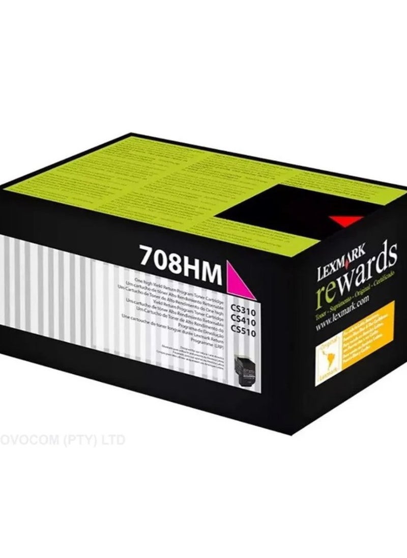 Lexmark CS310, CS410 & CS510 Magenta High Yield Return Program 3k - pzsku/ZB382A1DDCAECE5EA6FD9Z/45/_/1726132970/c2013def-3e83-4c84-833b-235d667c9cce