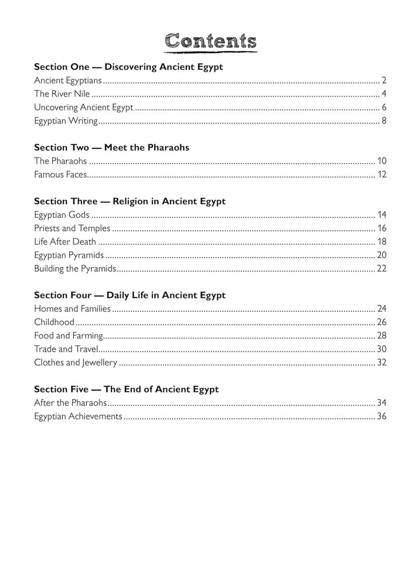 Coordination Group Publications Ltd (CGP) New KS2 Discover & Learn: History - Ancient Egyptians Activity Book KS2 History) - Image 3