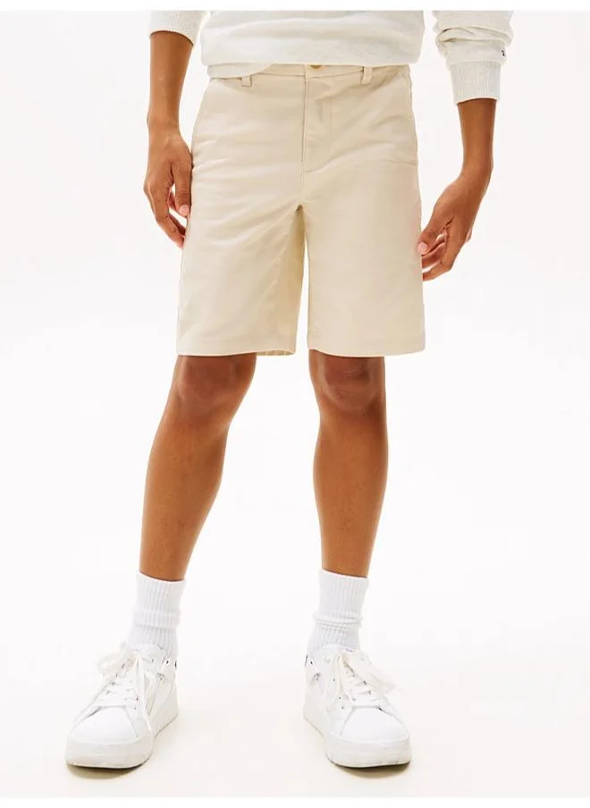 تومي هيلفيغر Kids Woven Belted Shorts