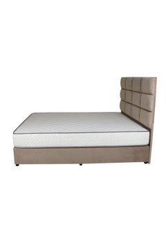 Bed and Mattress Zone Plushify Upholstered Bed 200 X 120 Twin Size Muted Pink Color  - Image 3
