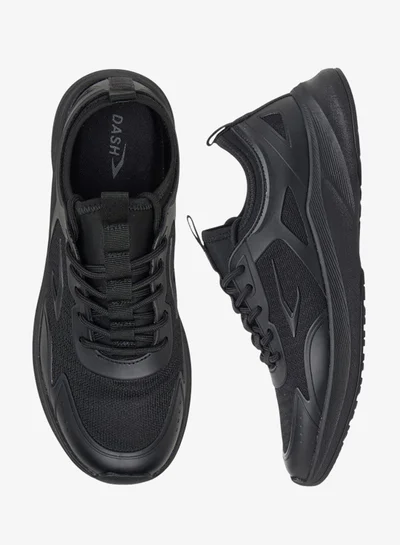 Dash Women Panelled Sports Shoes with Lace-Up Closure