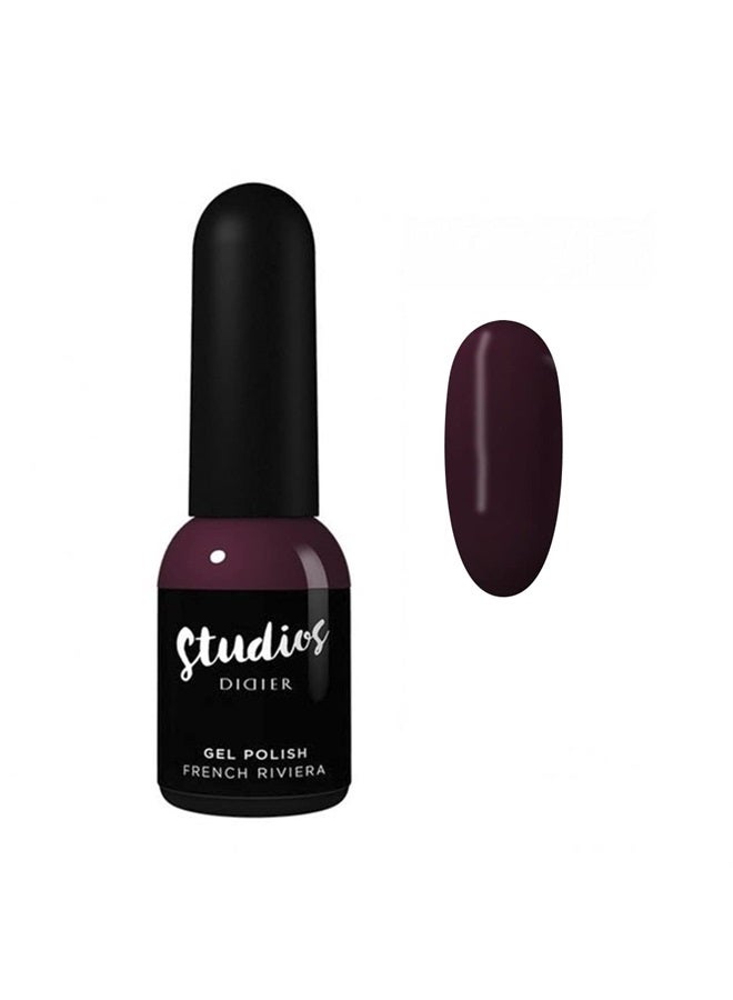 DIDIER LAB Studios Gel Polish French Riviera - Professional Manicure Pedicure Products - Rich Pigment for Complete Nail Coverage - Flawless Shine - Suitable for Beginners - UV Lamp - Gift for Women - Image 1