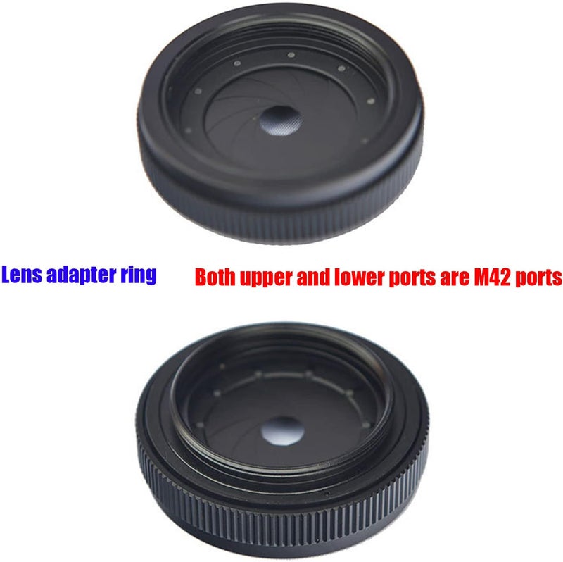 1.5 26mm غشاء قزحية معدني APER Cnser، M42 إلى M42 عدسة C، تحكم يدوي مع، 1.5 26mm APER - Image 4