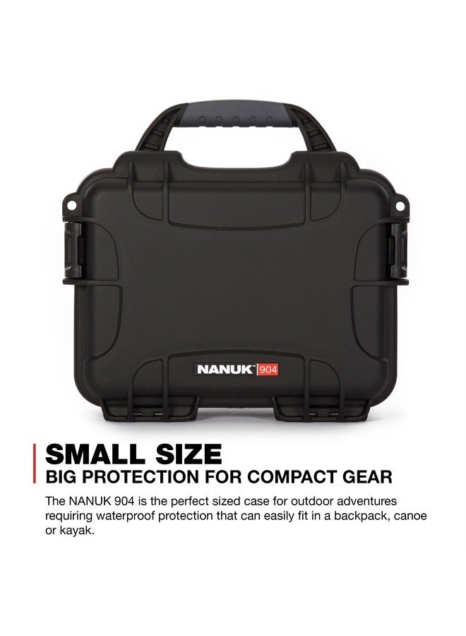 Nanuk 904 Waterproof Hard Case with Foam Insert - Black - Image 2