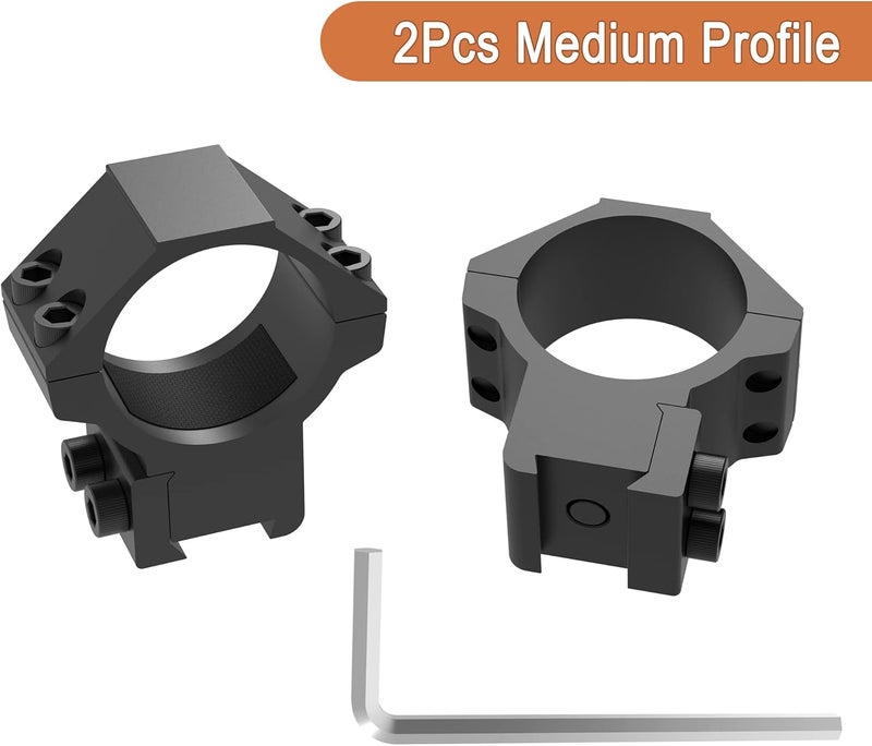 TPO حلقة نطاق دوفايل 3/8" 30 مم لتركيب النطاق على سكة دوفايل 11 مم لملحقات إيرسوفت - Image 4