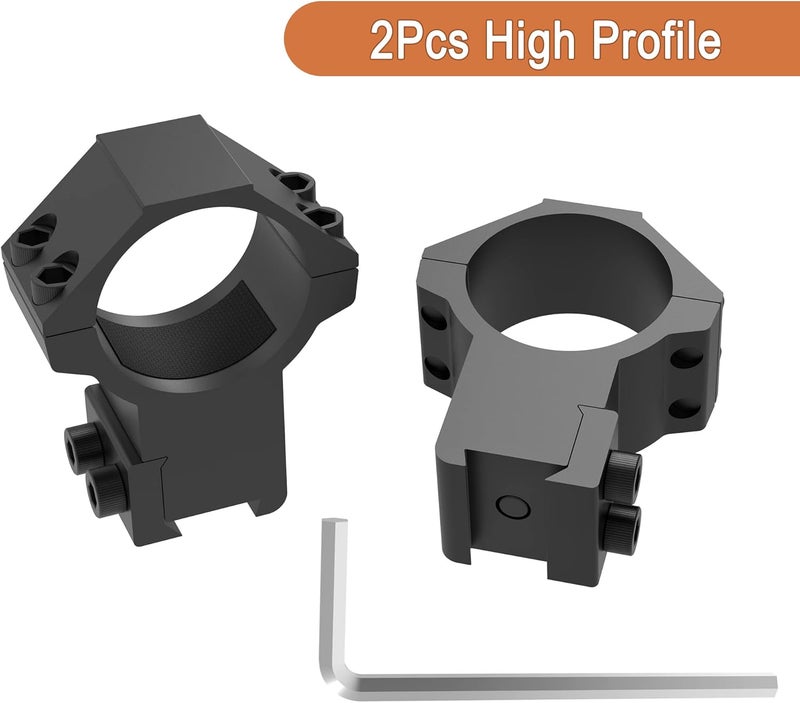 TPO حلقة نطاق دوفايل 3/8" 30 مم لتركيب النطاق على سكة دوفايل 11 مم لملحقات إيرسوفت - Image 3