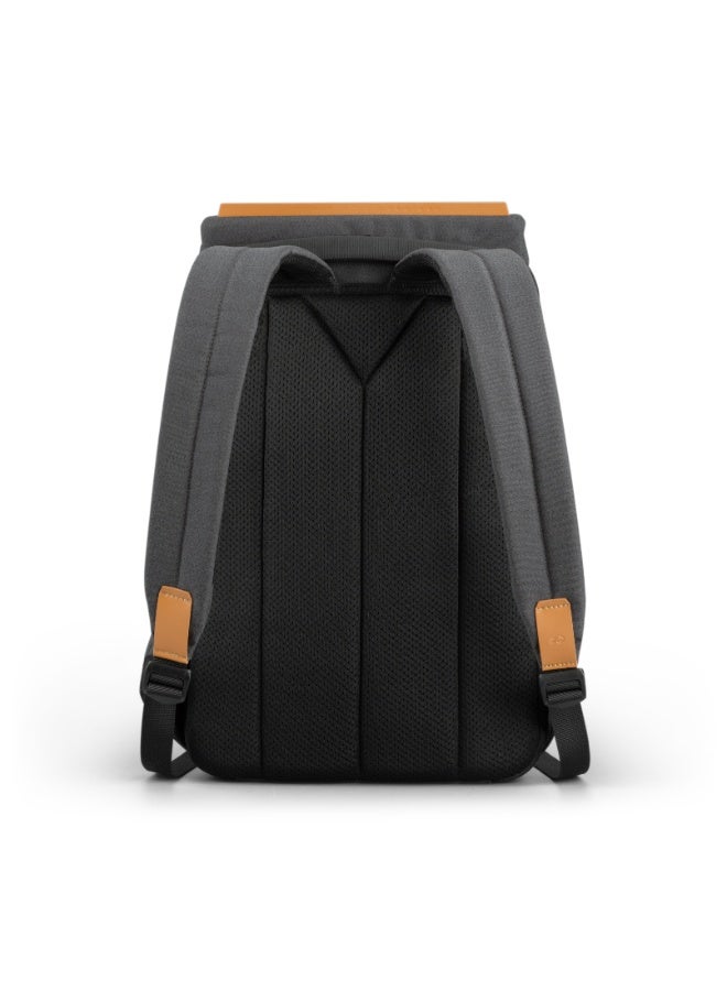 كينغسونز حقيبة لابتوب Kingsons مقاس 15.6 بوصة 🎒 لون رمادي داكن – مقاومة للماء 💧، حجرة رئيسية 🧩، جيب مبطن للابتوب 💻، جيب للـ iPad 📱، 3 جيوب إضافية للإكسسوارات 🔌، مزودة بمنفذ شحن USB 2.0 🔋، تصميم عملي مريح، مع حزام حقيبة السفر الخلفي 🧳 مثالية للطلاب، العمل والسفر ✈️ - Image 4