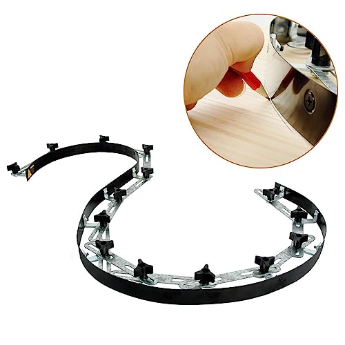 O'SKOOL 107"(2717mm) Flexible Steel Curve Template for Woodworking and Crafts, Transferring Curved Patterns in Wood, and Metal, MAM017 - Image 2