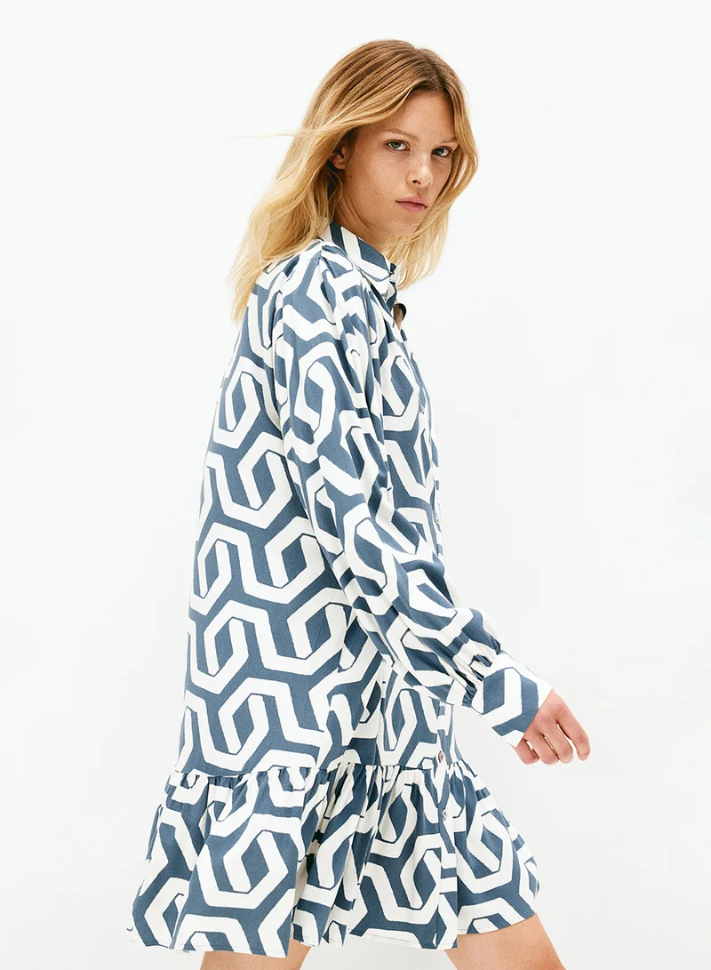 اتش اند ام Geometric Mini Dress
