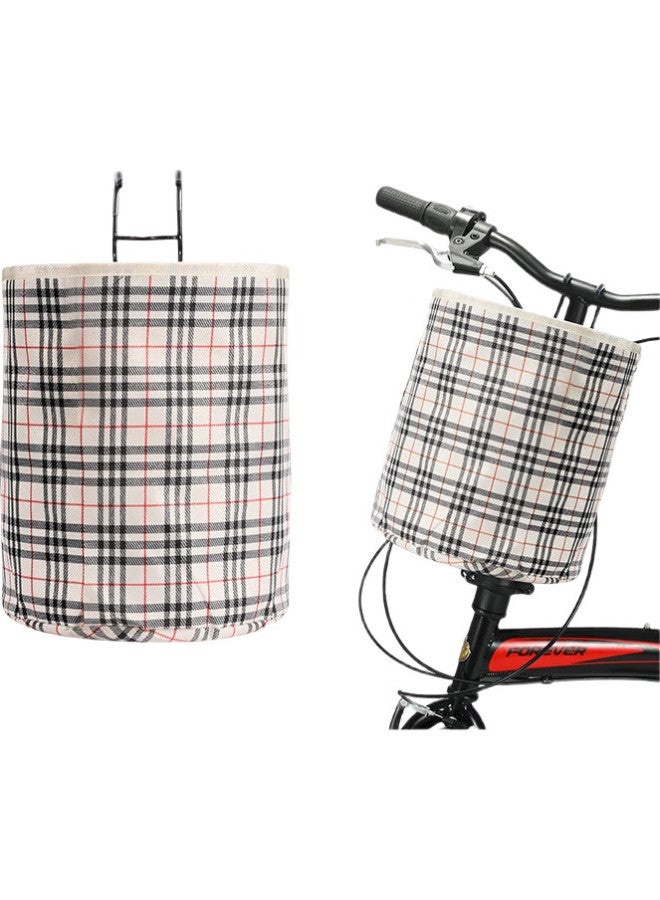FLYING PIGEON Feige Bicycle Basket, Foldable Bike Universal Front-Mounted Shopping And Grocery Basket, Cycling Accessories - Image 3